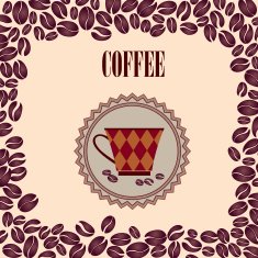 Coffee Label with Cup N2