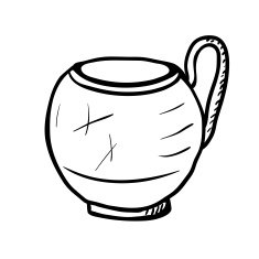 Cup sketch vector illustration N6