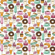Vintage bakery background N6