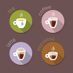 Coffee Drink Recipes icons stickers