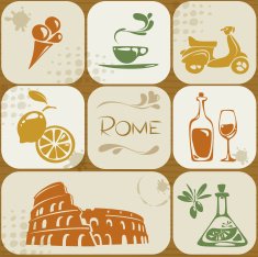 Rome themed icons