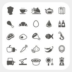 Food Icons set N24