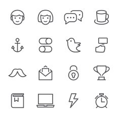 Social Media Icons N55