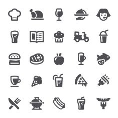 Food And Drink Icons N15