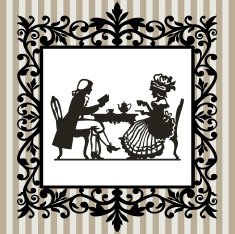 Tea time with frame