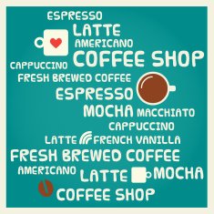Coffee shop menu banner N2