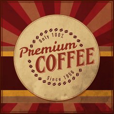 Vintage Coffee Label N128