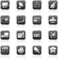 Business and industry icons N5