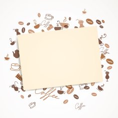 vector coffee background N26