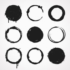 Grunge circles