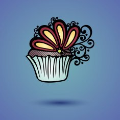 Vector Decorative Ornate Cake N3