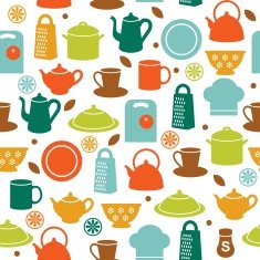 Seamless kitchen background N9