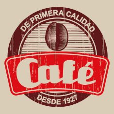 Vintage Caf&eacute; Label (Spanish) N4