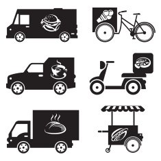 food transport icons