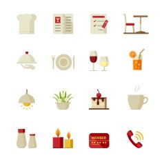 Restaurant icons N20
