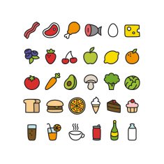 Food Icons N43