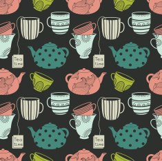 Cups seamless pattern N5
