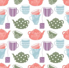 Cups seamless pattern N7
