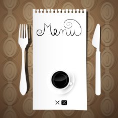 Paper Restaurant Menu Template