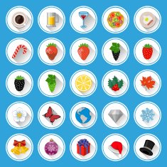 Flat icons and pictograms set N2