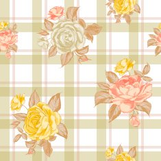 Seamless pattern with roses N2