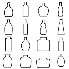 Bottle Icon with White Background N3