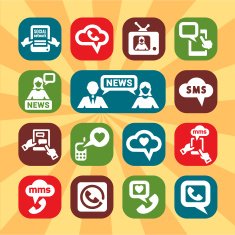 color communication icons