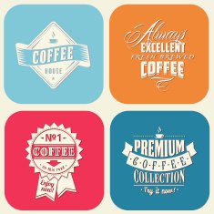 Vintage Coffee Label N140