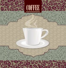 Retro Coffee label N4