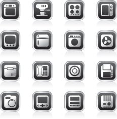 Home and Office Equipment Icons