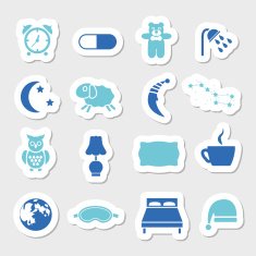 Sleep stickers free image download