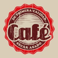 Vintage Caf&eacute; Label (Spanish) N8