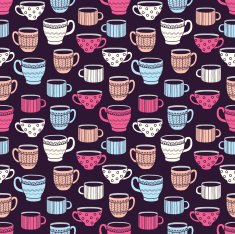 Cups seamless pattern N8