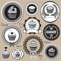 icons for baking and bakery N2