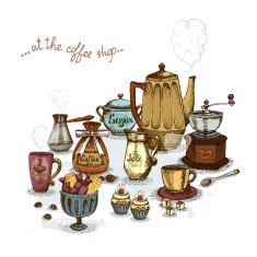 Coffee shop still life