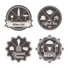 Restaurant menu labels