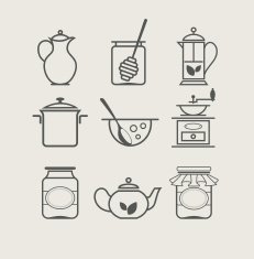 tableware set icon