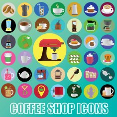 color coffee icons 2