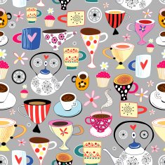 texture of cups and mugs