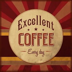 Vintage Coffee Label N150