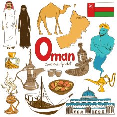 Collection of Oman icons N2