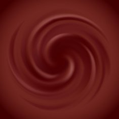 Chocolate cacao or coffee Curl background Brown swirl