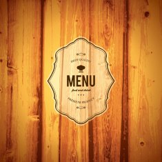 Restaurant menu design N182