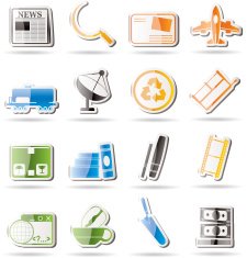Business and industry icons N7