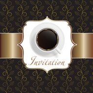 coffee invitation background N10