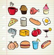 sketchy food icon