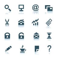 Gray internet icons part 1