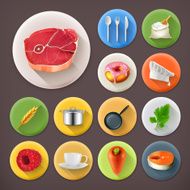 Kitchen and Cooking icon set N2