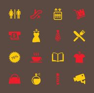 Shopping Mall Icons - Color Series