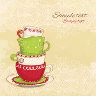 Set Coffee Tea cups N2